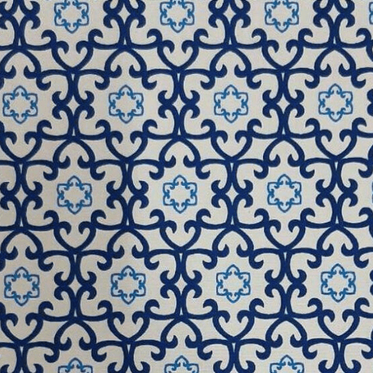 Every Day Prints - Medallion - White/Blue (3-Yard Pack)