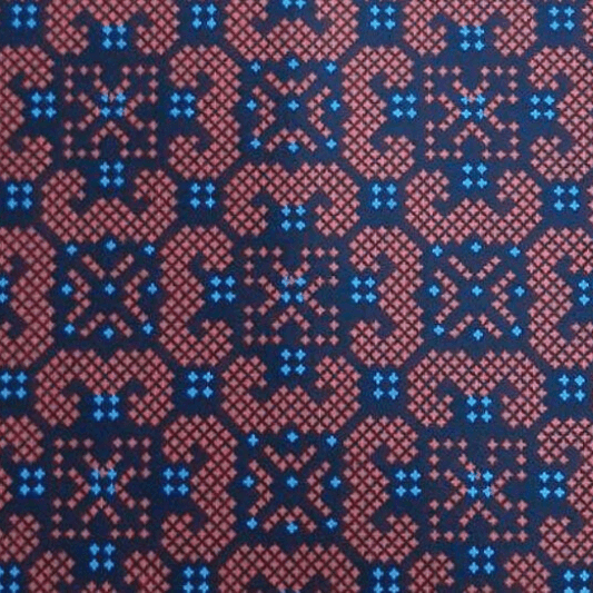 Every Day Prints - Medallion - Blue/Red