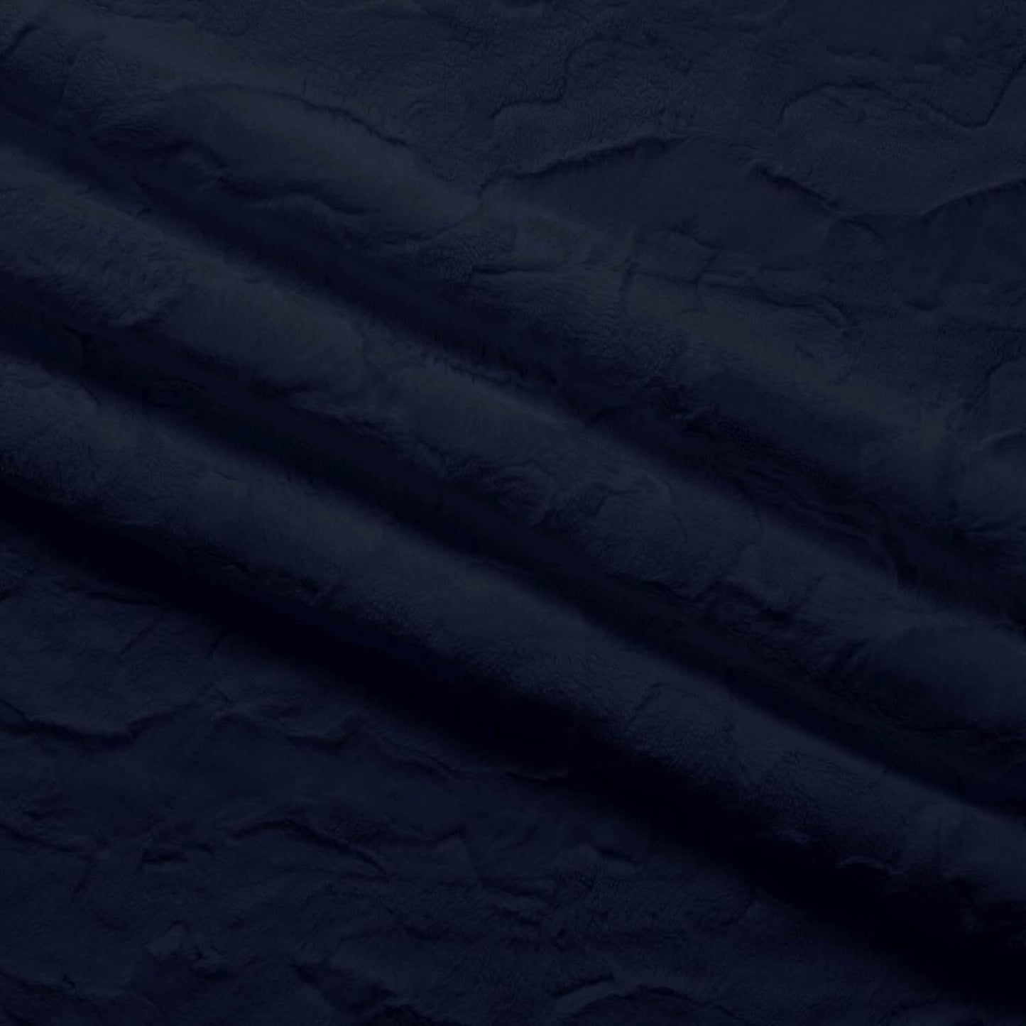 Minky Solid - Navy