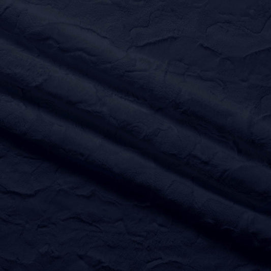 Minky Solid - Navy