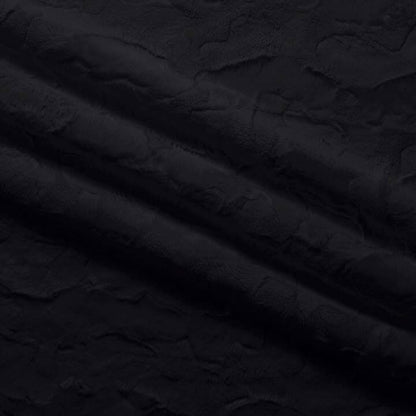 Minky Solid - Black