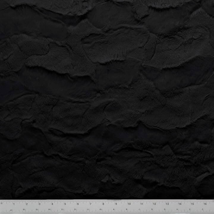 Minky Solid - Black