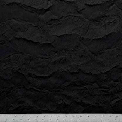 Minky Solid - Black