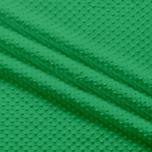 Minky Dot - Kelly Green