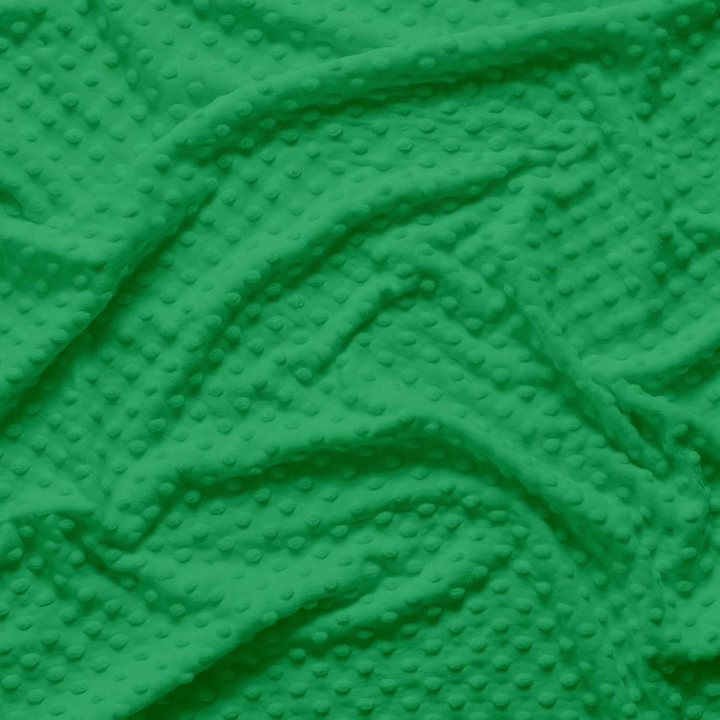 Minky Dot - Kelly Green
