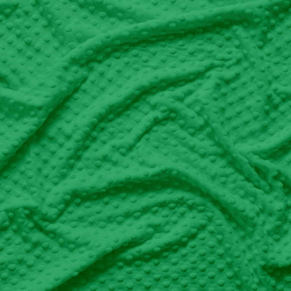 Minky Dot - Kelly Green