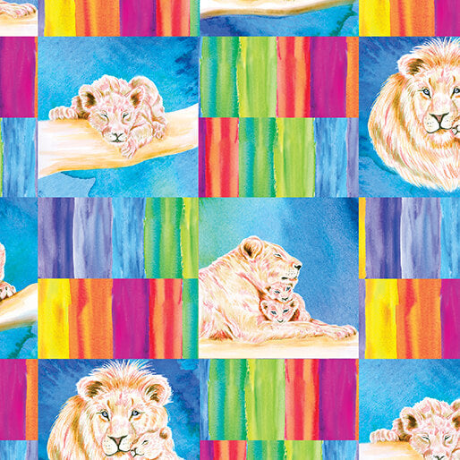 Starlight Safari - Lion Rainbow (3-Yard Pack)