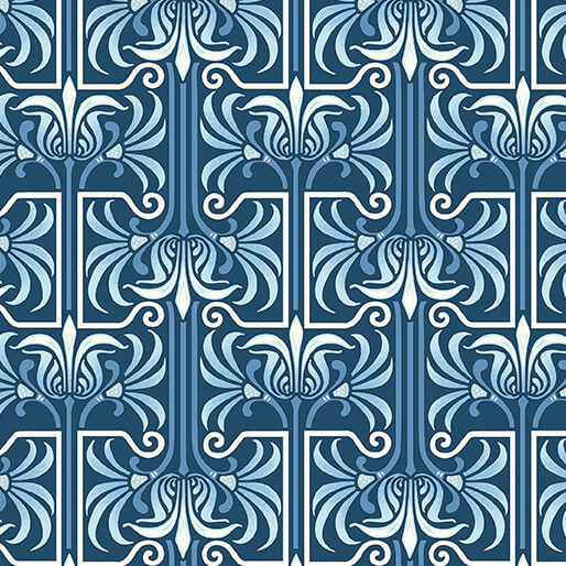 Veranda - Art Deco - Dark Blue