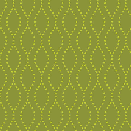 Sew Bloom - Ogee Dots - Lime (3-Yard Pack)