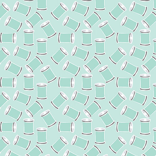 Sew Bloom - Stitch with Love - Light Turquoise (3-Yard Pack)