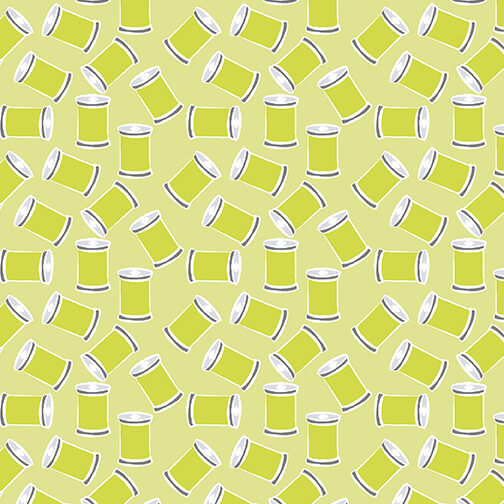 Sew Bloom - Stitch with Love - Light Lime (3-Yard Pack)