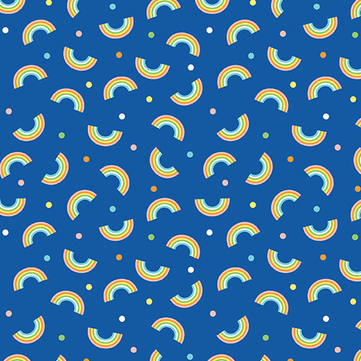Noah's Journey - Little Rainbows - Royal Blue (3-Yard Pack)