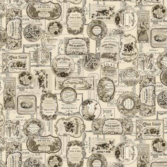 Vintage Perfumery - Cologne Labels - Linen
