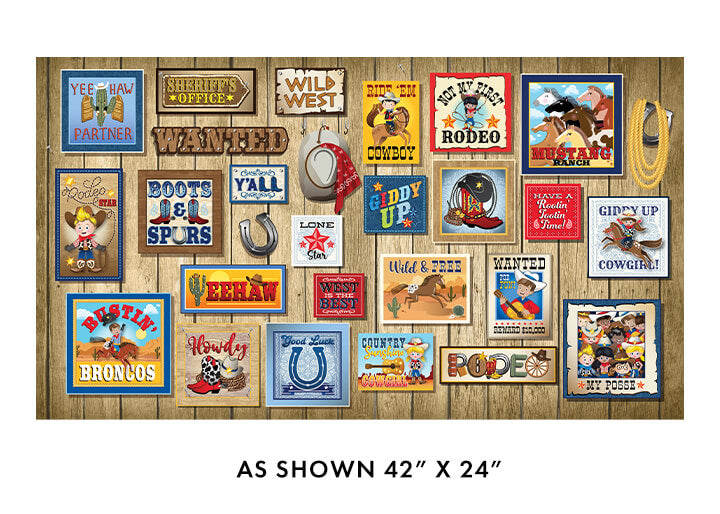 Lil' Buckaroos - Wild West Boxes (3-Yard Pack)