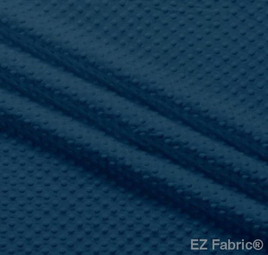 Minky Dot - College Blue