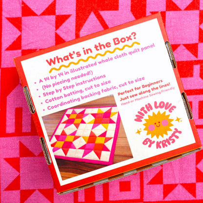 Mini Quilt Kits - Pink