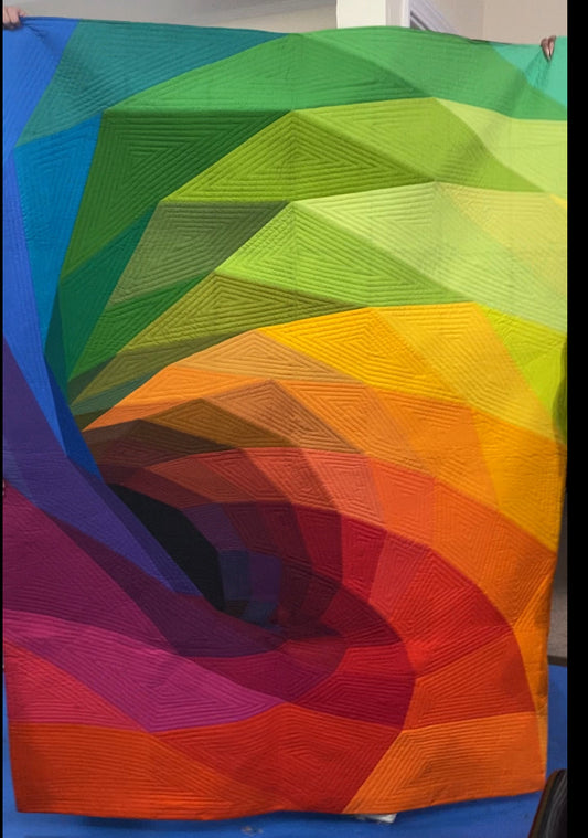 Color Vortex Quilt Kit