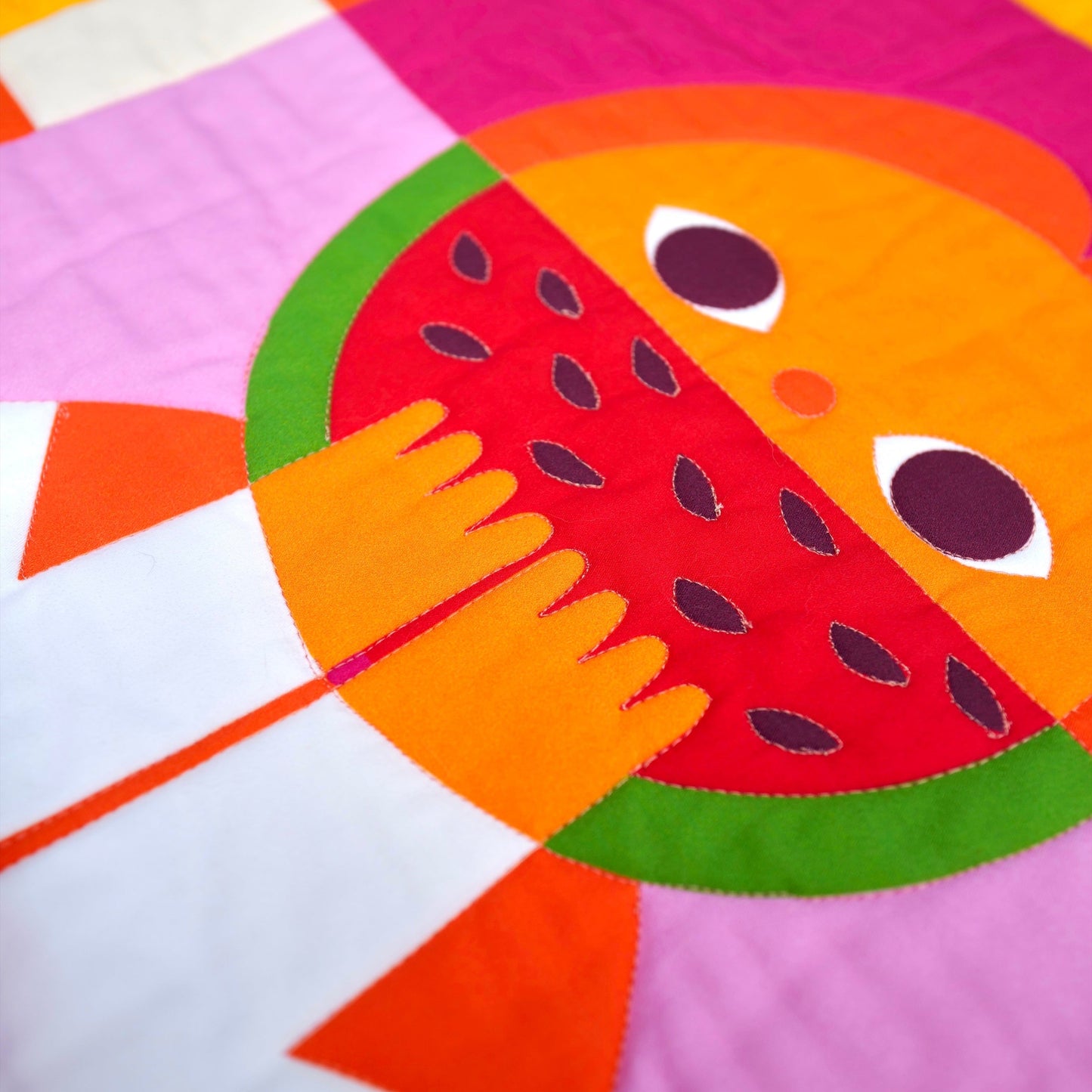 Mary Blair™ Lemonade Girl and Watermelon Boy Quilt