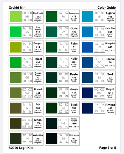 Orchid Mini Quilt Kit