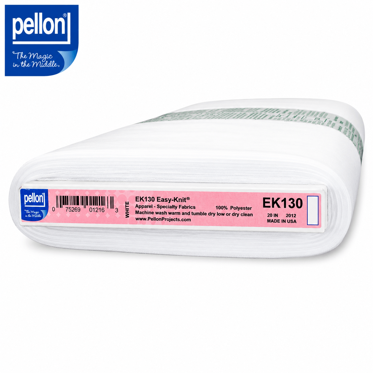 Pellon® EK130 Easy-Knit® Interfacing 20" x 10 yard Bolt (White)