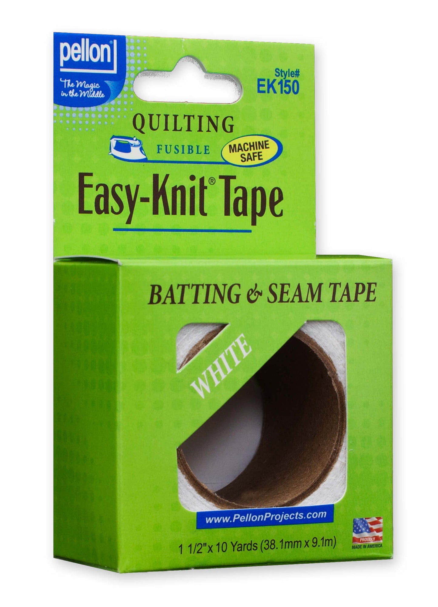 Pellon® Easy-Knit® Fusible Tape – 1.5" x 10 Yard Package – White