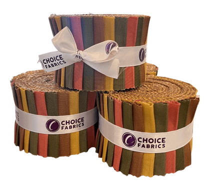 Supreme Solids - 2.5" Roll - Autumn Hues (20 cuts)