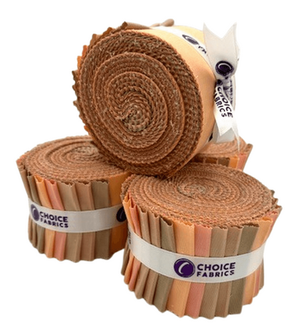 Supreme Solids - 2.5" Roll - Peach Fuzz (20 cuts)