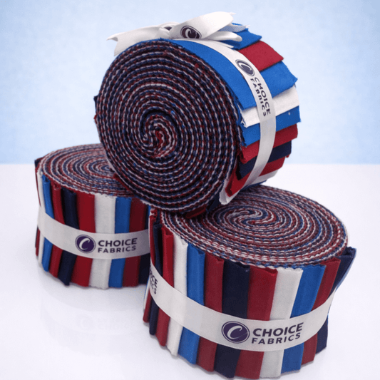 Supreme Solids - 2.5" Roll - Patriotic (20 cuts)