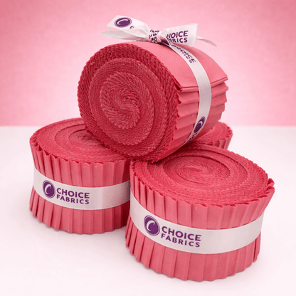 Supreme Solids - 2.5" Roll - Flamingo Pink (20 cuts)