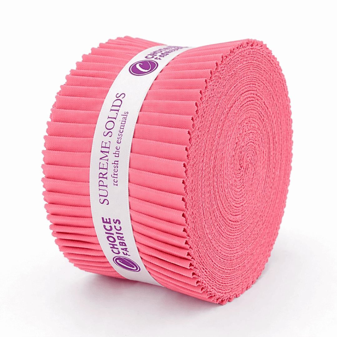 Supreme Solids - 2.5" Roll - Flamingo Pink (20 cuts)
