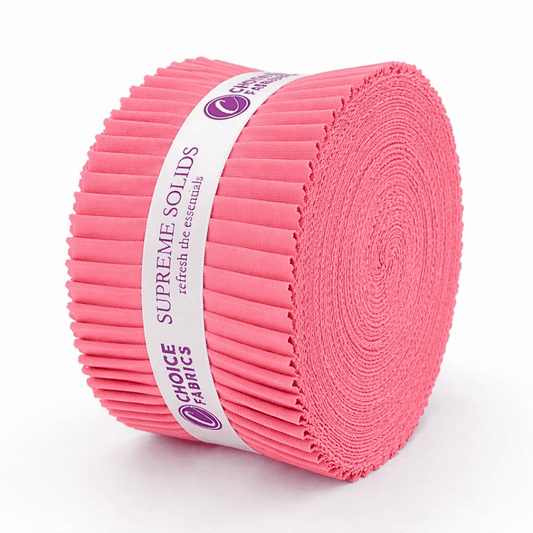 Supreme Solids - 2.5" Roll - Flamingo Pink (20 cuts)