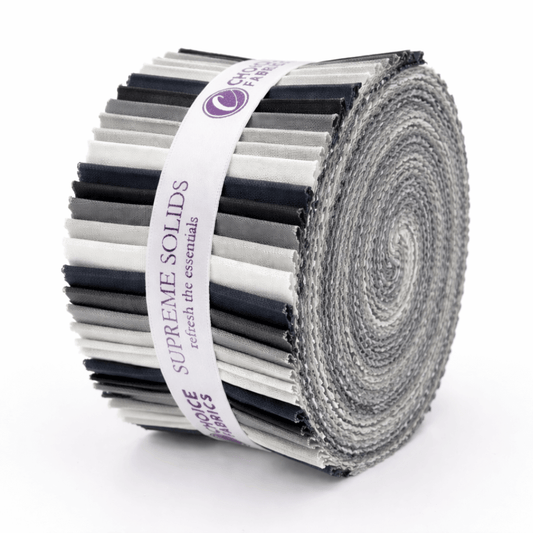 Supreme Solids - 2.5" Roll - Thunderstorm Clouds (40 Strips)
