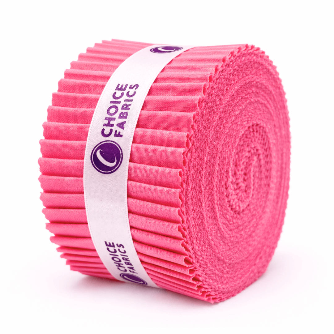 Supreme Solids - 2.5" Roll - Bubble Gum Pink (40 Strips)