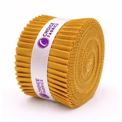 Supreme Solids - 2.5" Roll - Golden Rod (40 Strips)