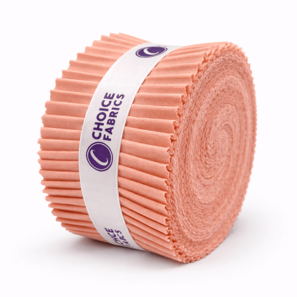 Supreme Solids - 2.5" Roll - Apricot (40 Strips)