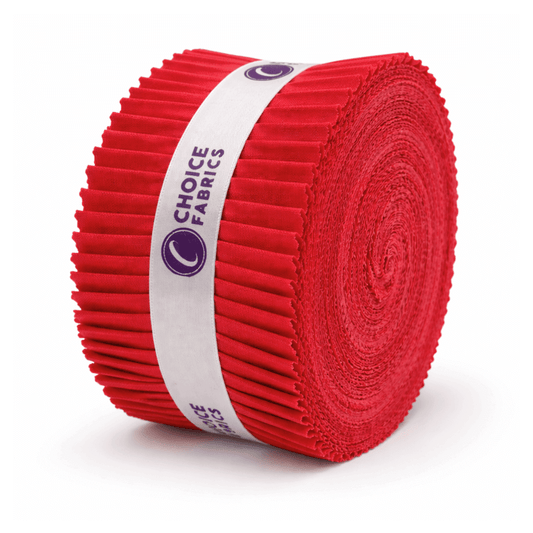 Supreme Solids - 2.5" Roll - Strawberry (40 Strips)