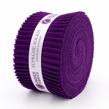 Supreme Solids - 2.5" Roll - Purple (40 Strips)