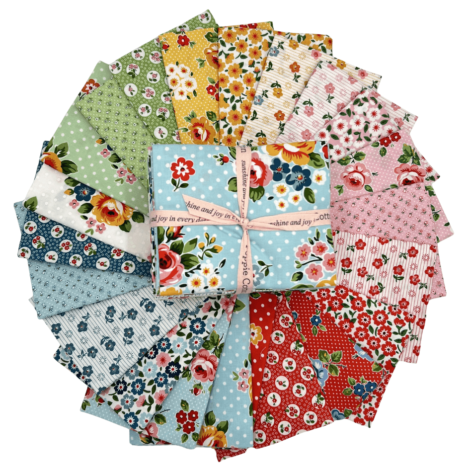 Flower Market by Poppie Cotton - Fat Quarter Bundle - 22 pack