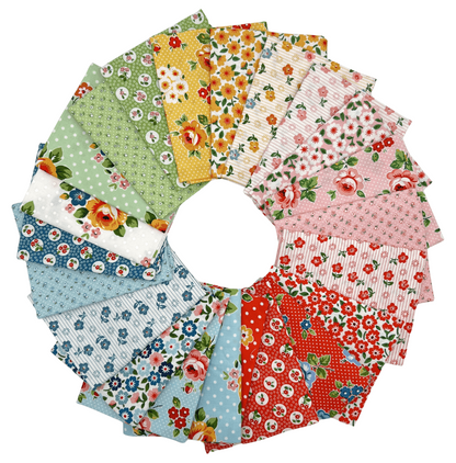 Flower Market by Poppie Cotton - Fat Quarter Bundle - 22 pack