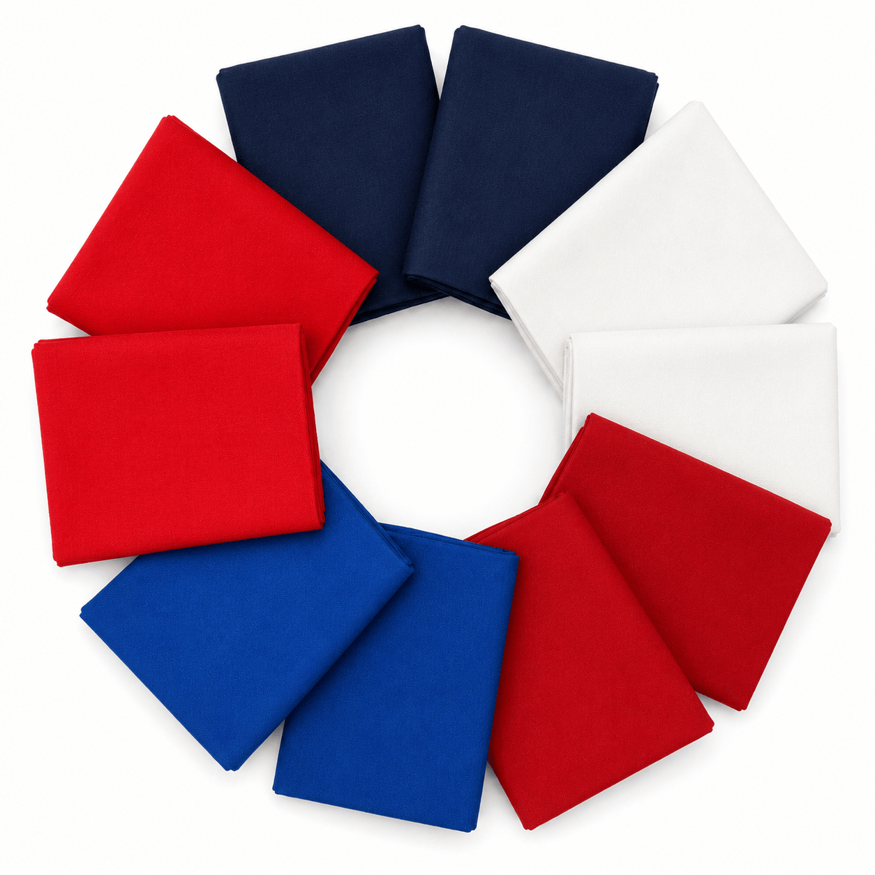 Supreme Solids - Fat Quarter Bundle - 10 pack (Patriotic)