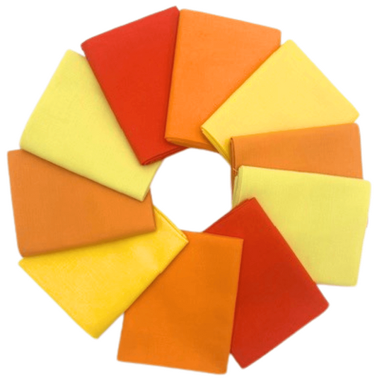 Supreme Solids - Fat Quarter Bundle - 10 pack (Citrus)