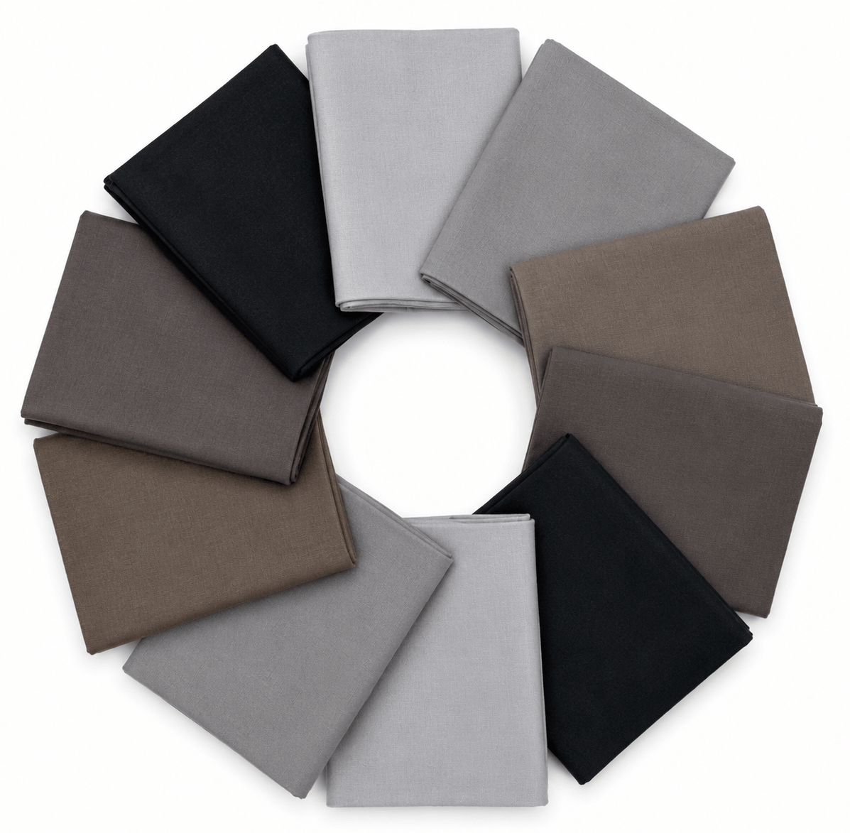 Supreme Solids - Fat Quarter Bundle - 10 pack (Shades of Grey)