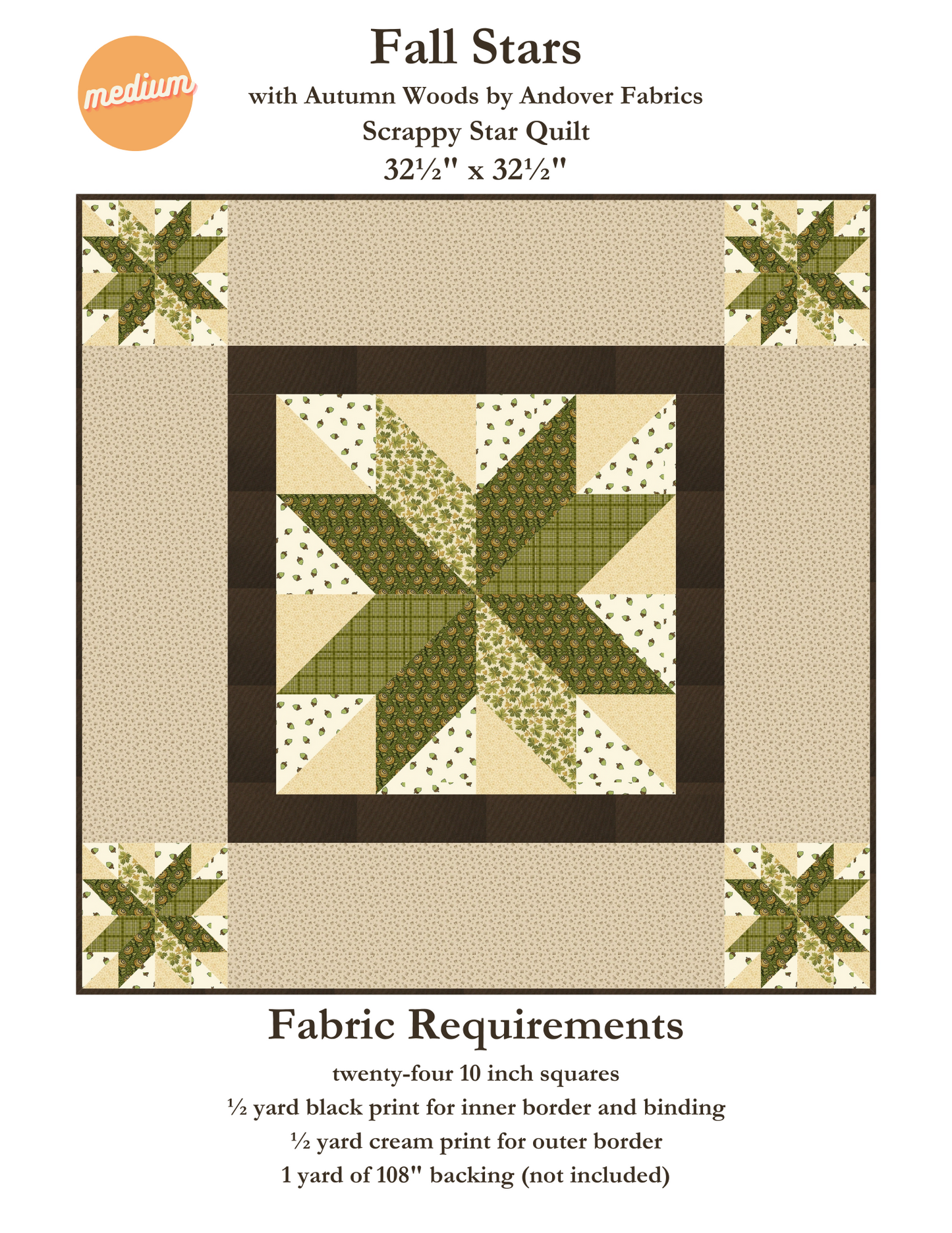 Fall Stars - Quilt Kit