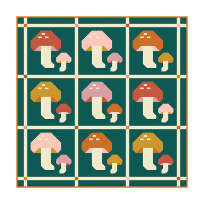 Forest Fungi Quilt Pattern