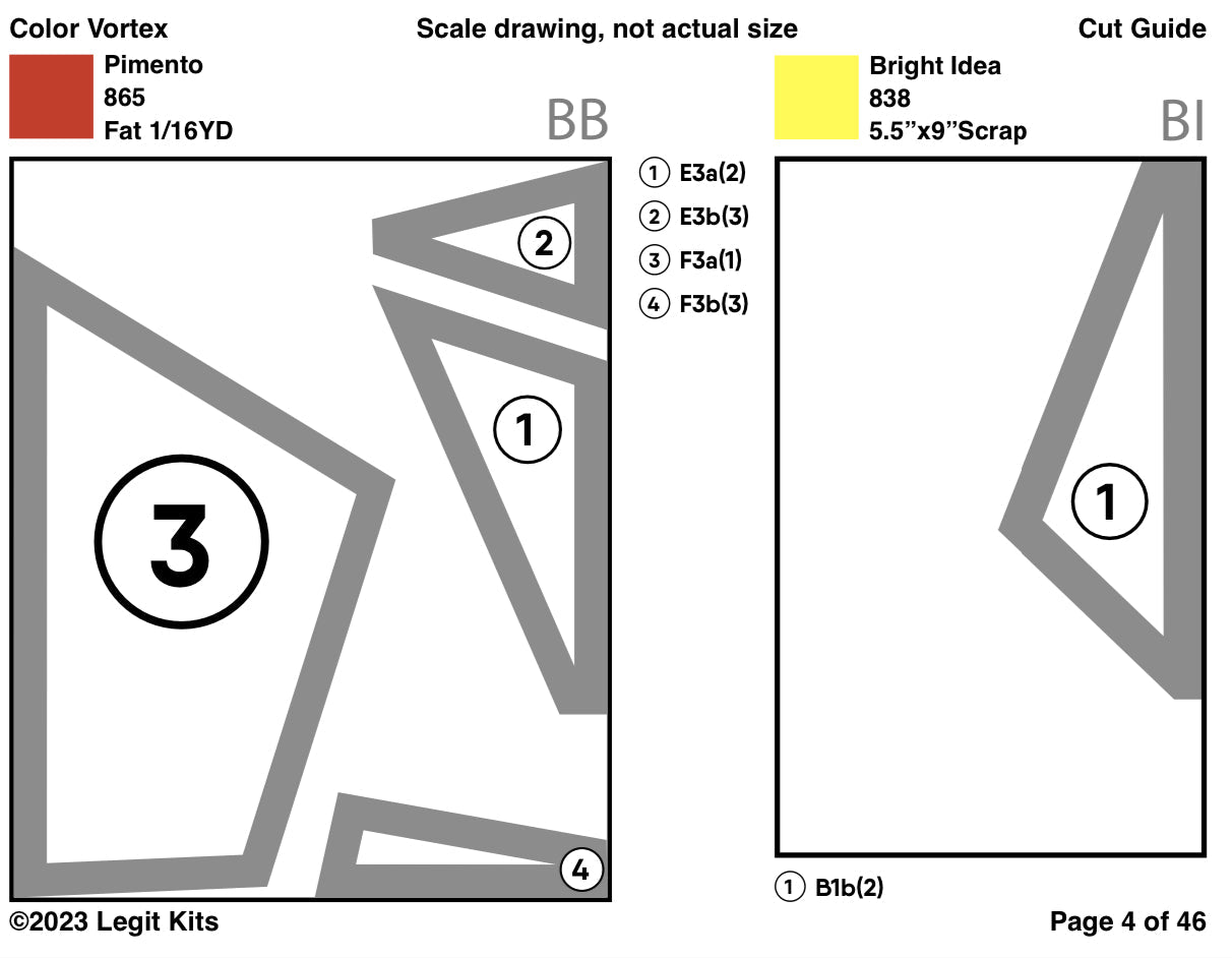 Color Vortex Quilt Kit