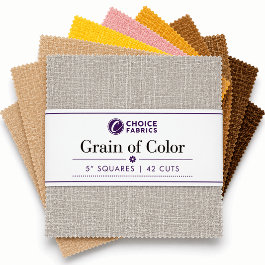 Grain of Color - 5x5 Charm Pack - Harvest (42 Squares)