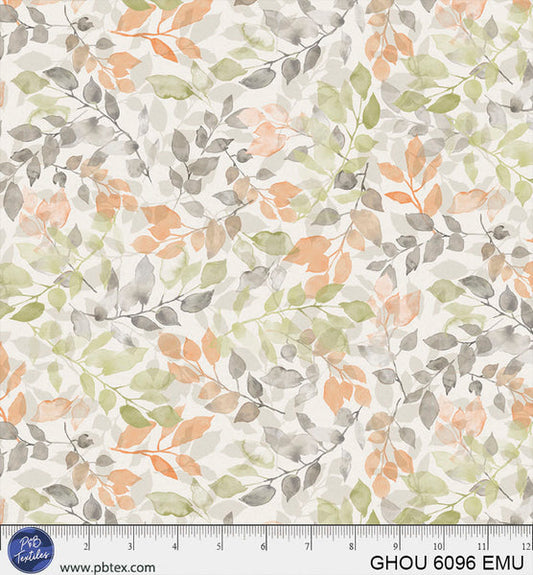 Golden Hour Earth Multi Allover Vines Cotton 44/45 Fabric Per Yard