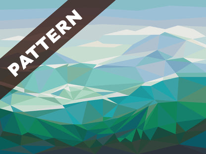Hazy Hills Central Pattern (CONFETTI)