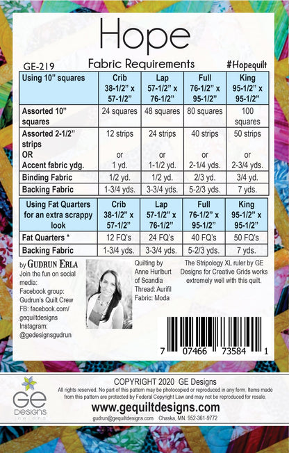 Hope - Stripology Mixer Pattern 219