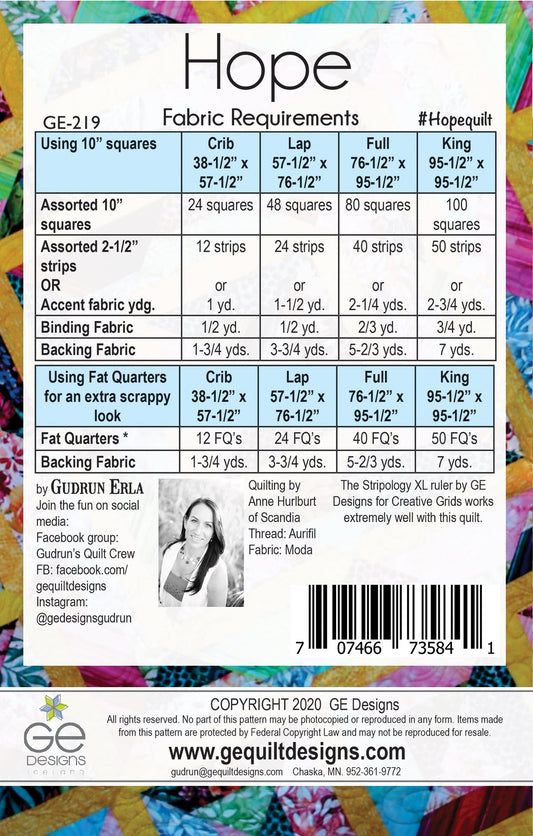 Hope - Stripology Mixer Pattern 219